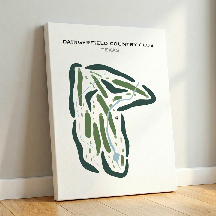 Daingerfield Country Club, Texas - Printed Golf Courses