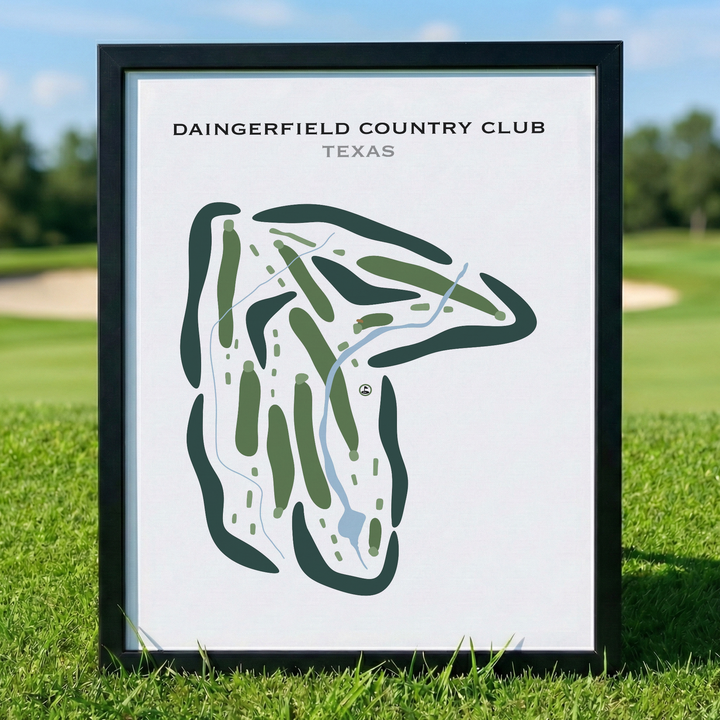 Daingerfield Country Club, Texas - Printed Golf Courses