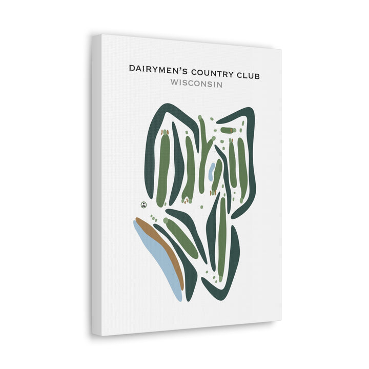 Dairymen's Country Club, Wisconsin - Printed Golf Courses