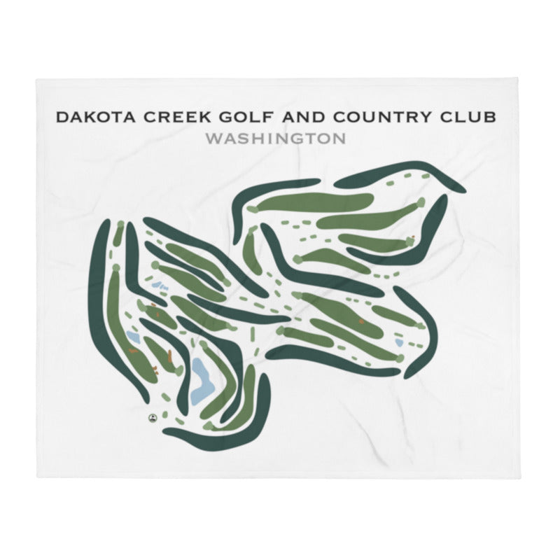 Dakota Creek Golf & Country Club, Washington - Printed Golf Course