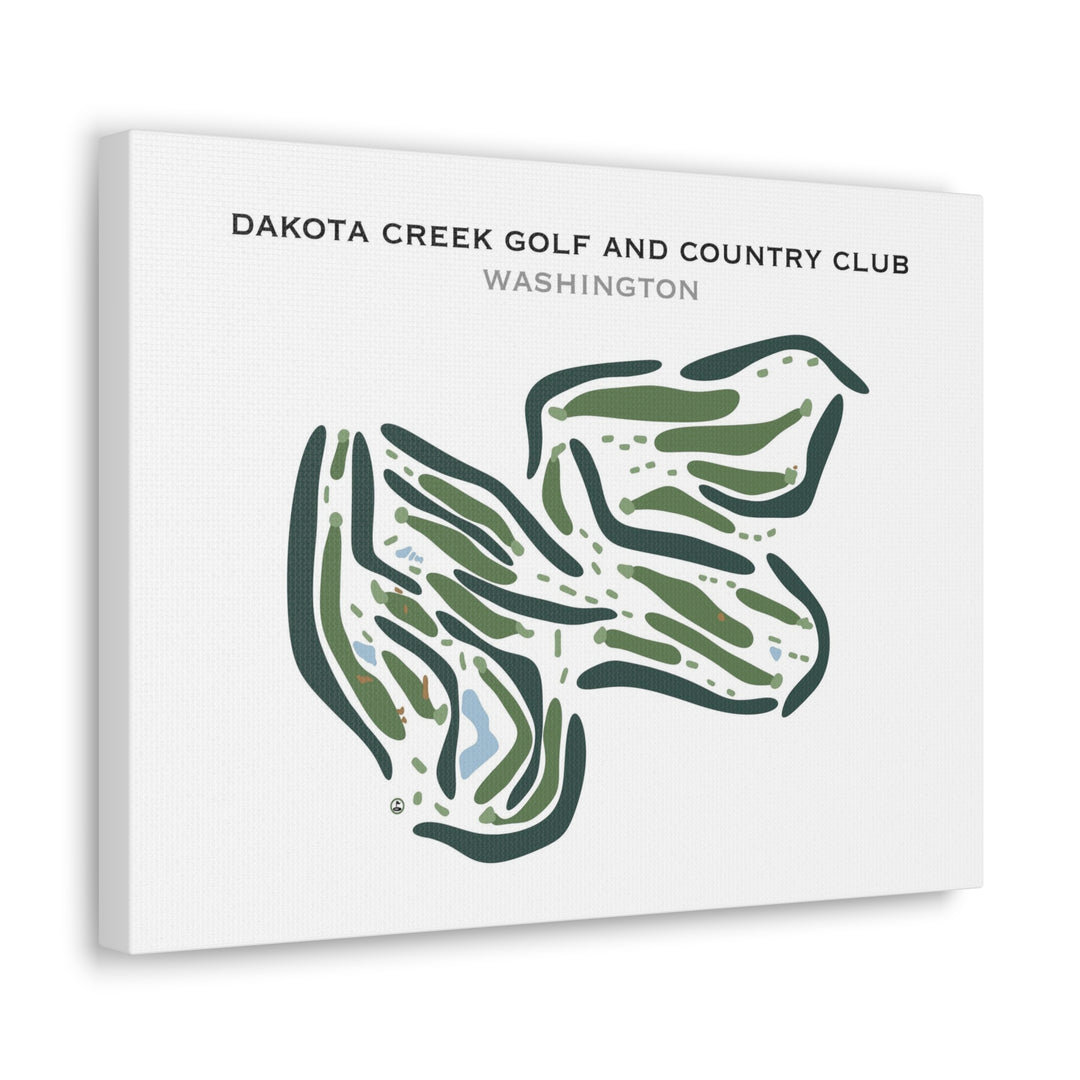 Dakota Creek Golf & Country Club, Washington - Printed Golf Course