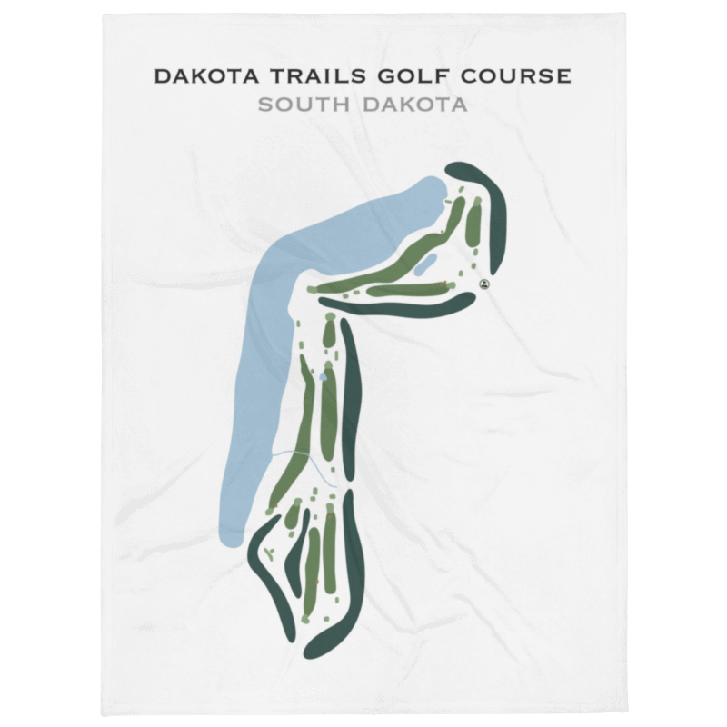 Dakota Trails Golf Course, South Dakota - Printed Golf Courses