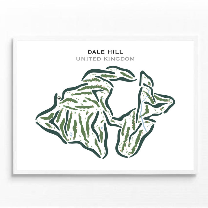 Dale Hill, United Kingdom - Printed Golf Courses
