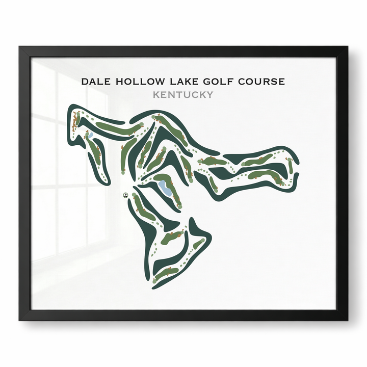 Dale Hollow Lake Golf Course, Kentucky - Printed Golf Courses