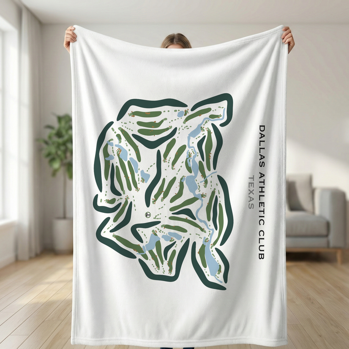 Dallas Athletic Club, Texas - Printed Golf Courses
