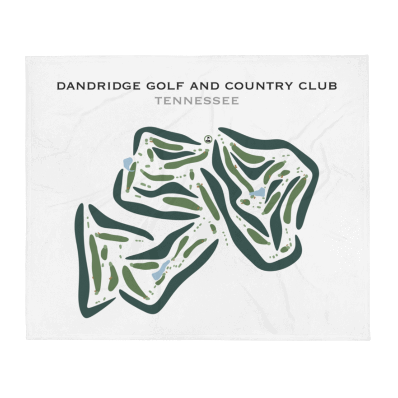 Dandridge Golf & Country Club, Tennessee - Printed Golf Courses