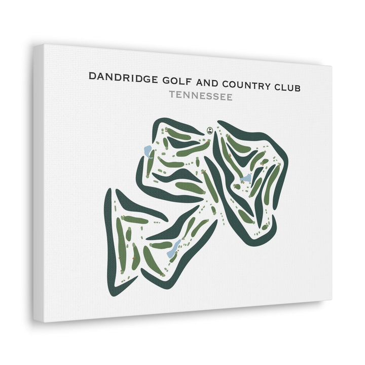 Dandridge Golf & Country Club, Tennessee - Printed Golf Courses