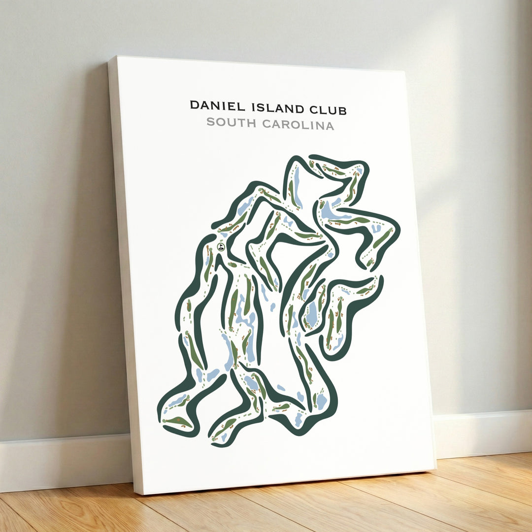 Daniel Island Golf Course, South Carolina - Printed Golf Courses