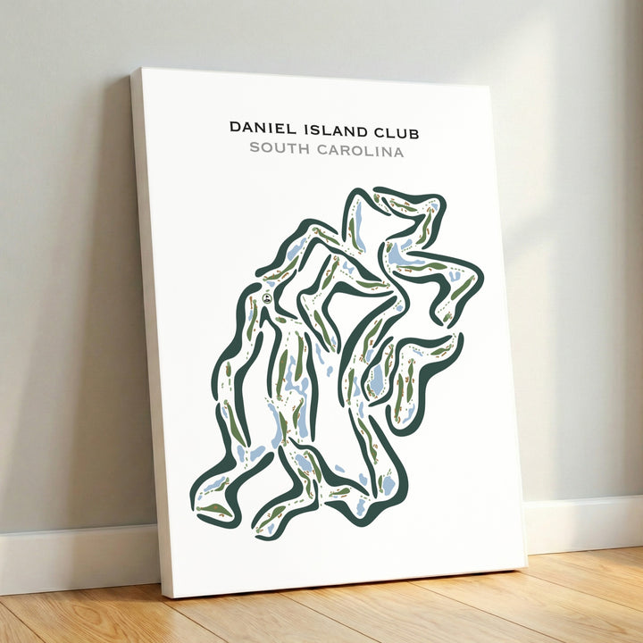 Daniel Island Golf Course, South Carolina - Printed Golf Courses