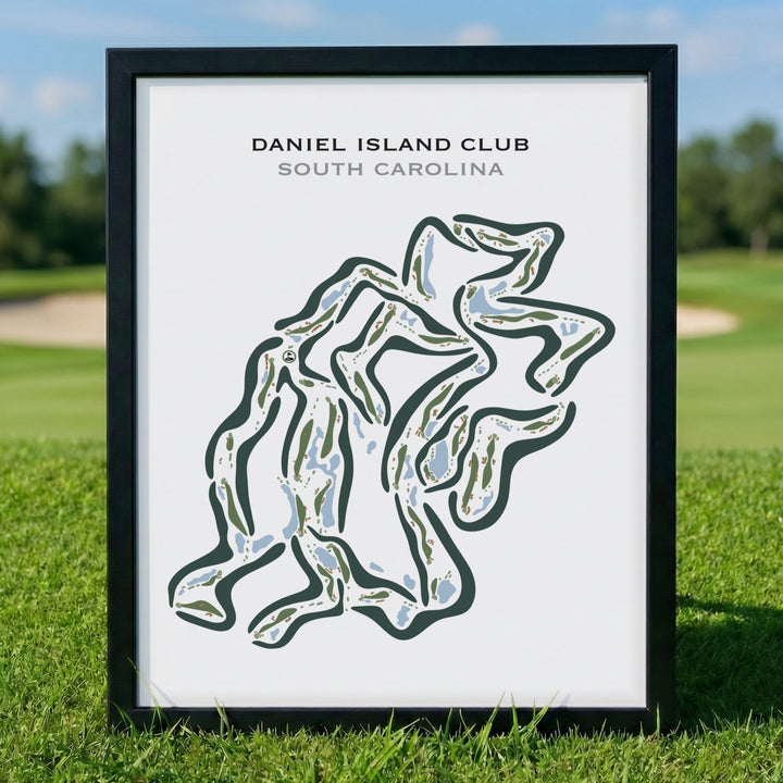 Daniel Island Golf Course, South Carolina - Printed Golf Courses