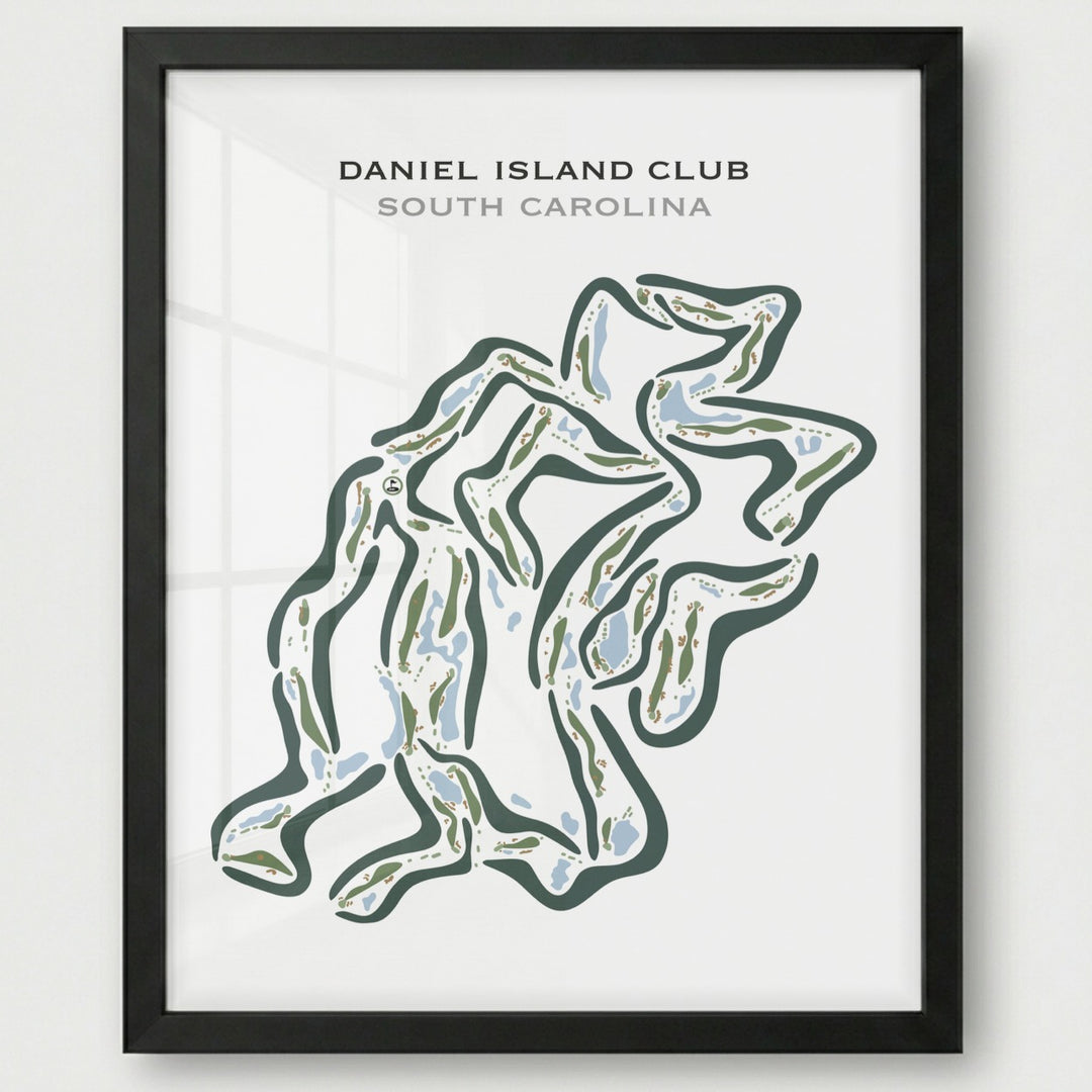 Daniel Island Golf Course, South Carolina - Printed Golf Courses