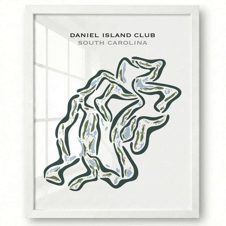Daniel Island Golf Course, South Carolina - Printed Golf Courses