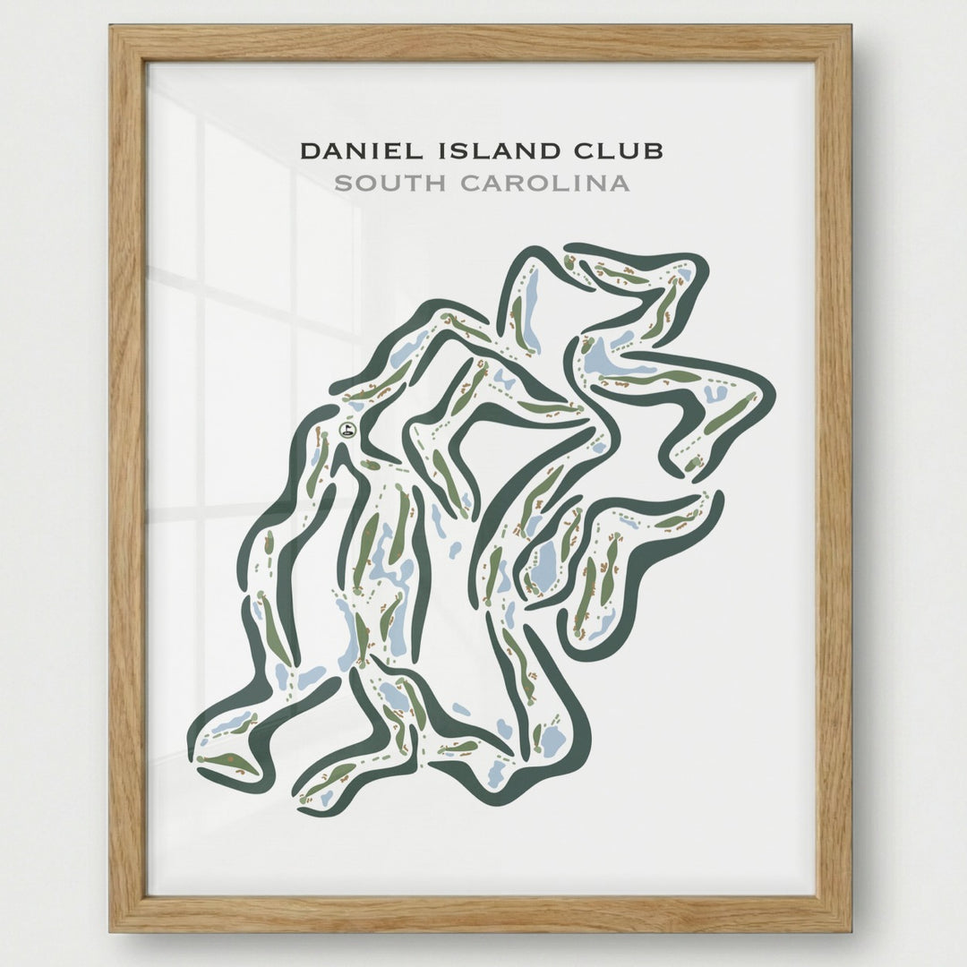 Daniel Island Golf Course, South Carolina - Printed Golf Courses