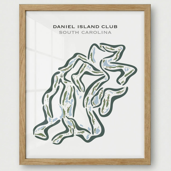 Daniel Island Golf Course, South Carolina - Printed Golf Courses