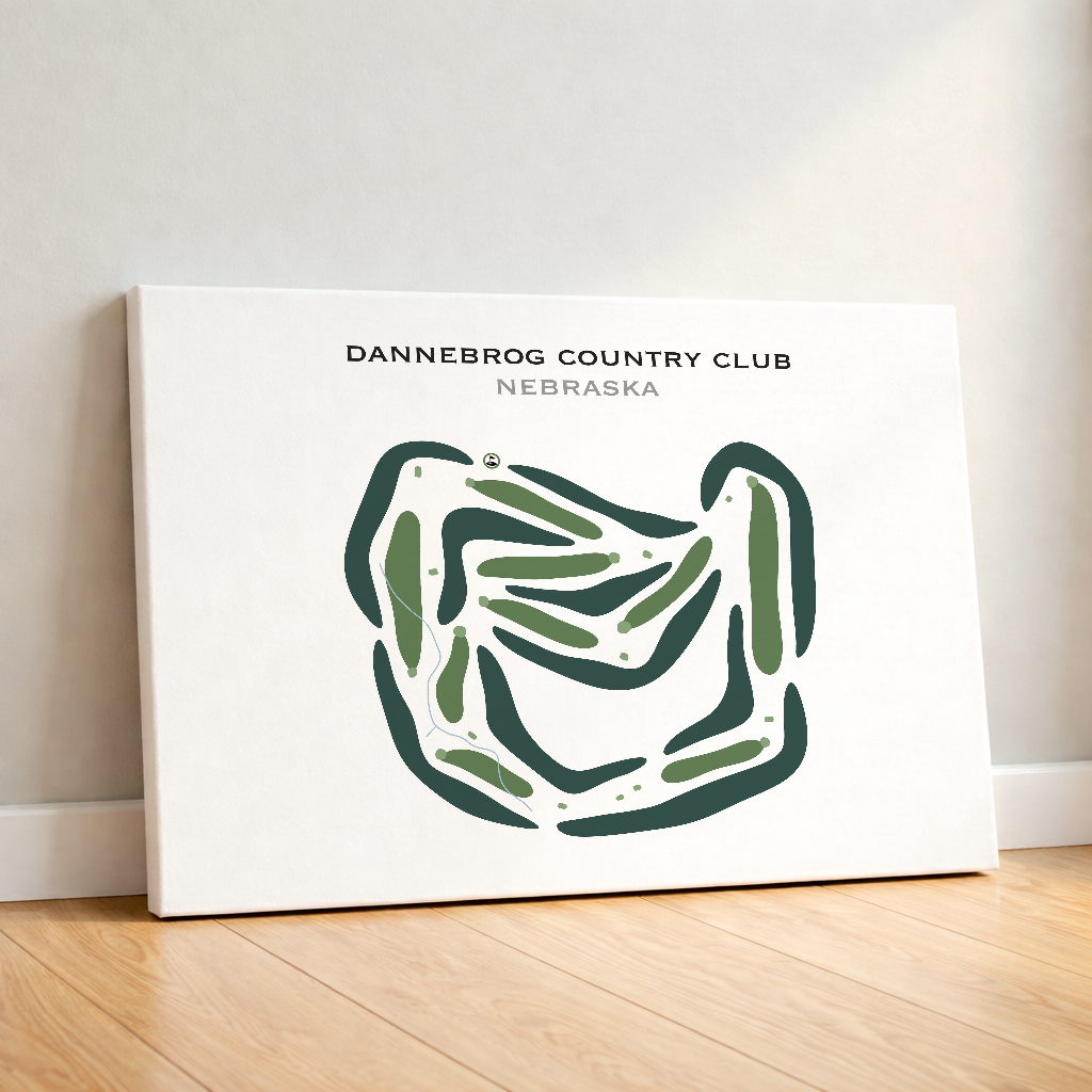 Dannebrog Country Club, Nebraska - Printed Golf Courses