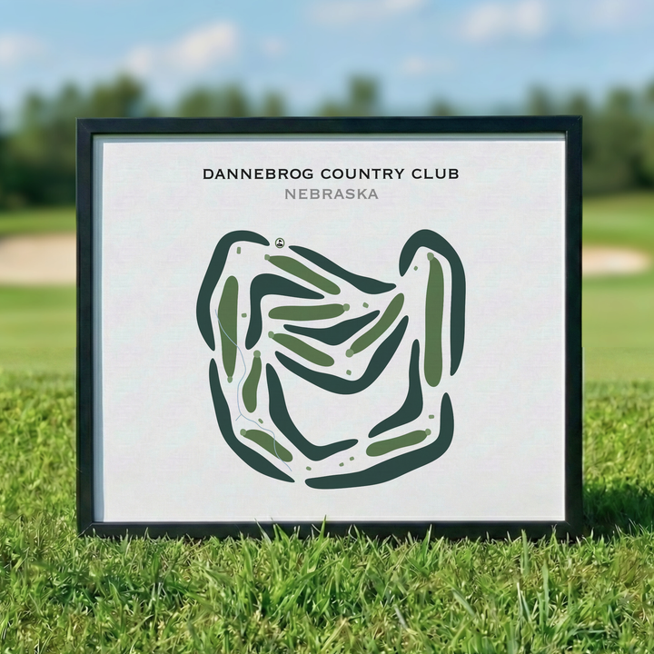 Dannebrog Country Club, Nebraska - Printed Golf Courses