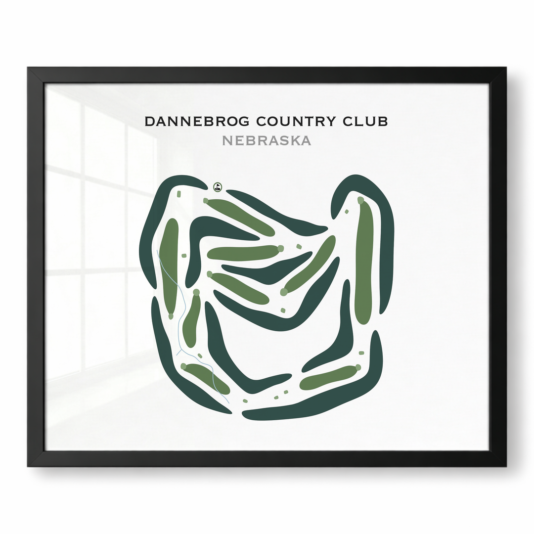 Dannebrog Country Club, Nebraska - Printed Golf Courses