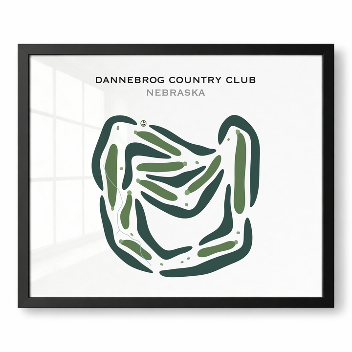 Dannebrog Country Club, Nebraska - Printed Golf Courses