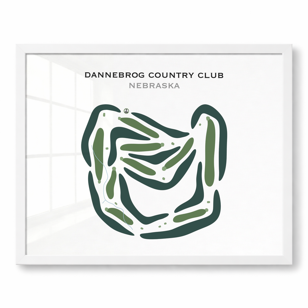 Dannebrog Country Club, Nebraska - Printed Golf Courses