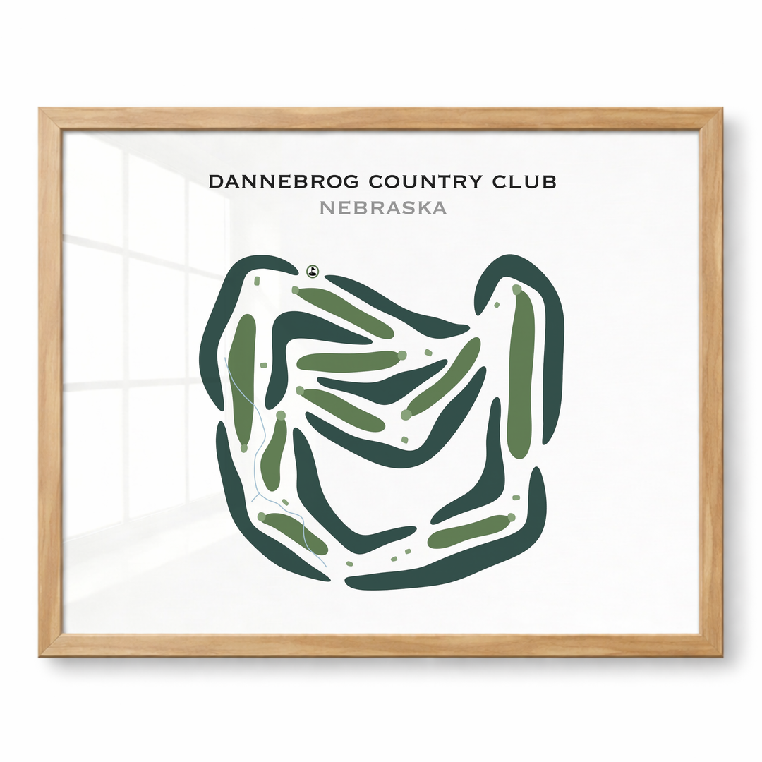 Dannebrog Country Club, Nebraska - Printed Golf Courses