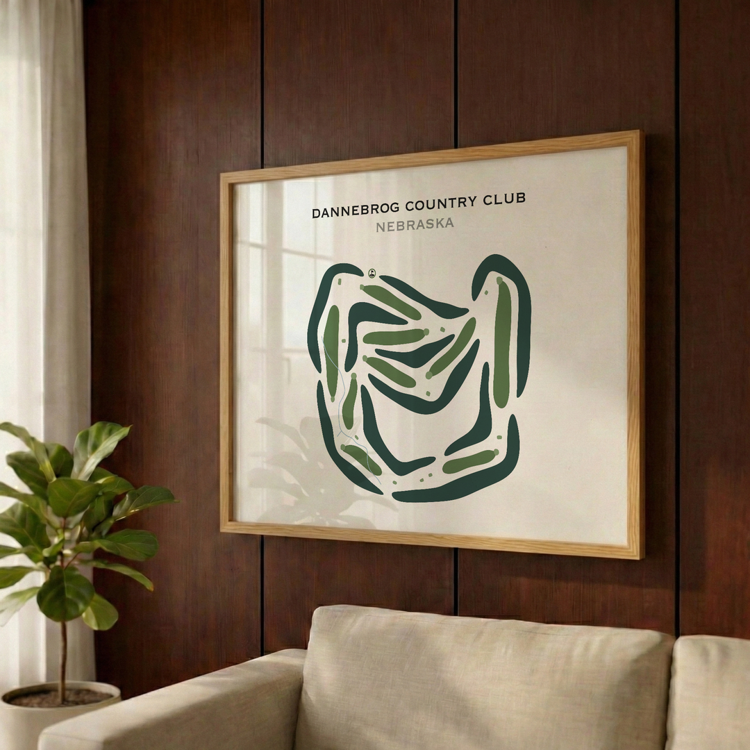Dannebrog Country Club, Nebraska - Printed Golf Courses