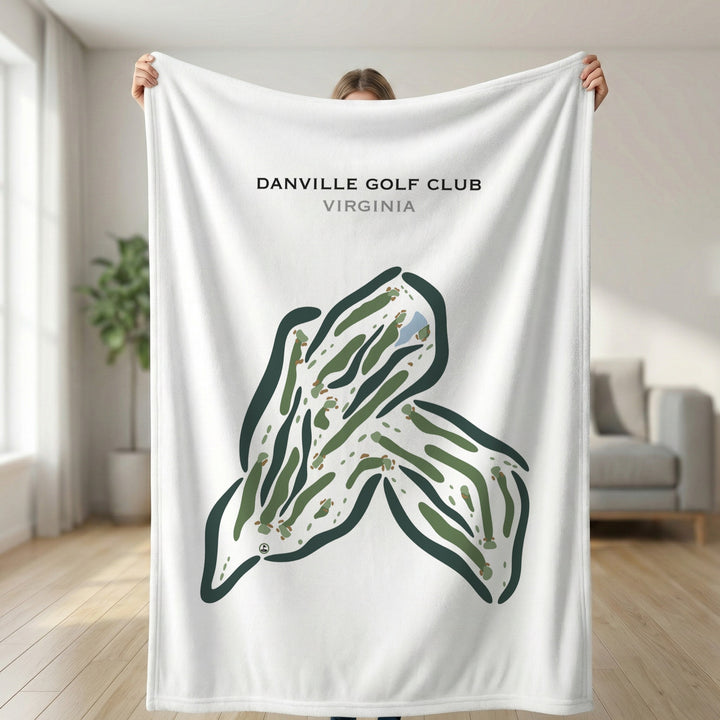 Danville Golf Club, Virginia - Printed Golf Courses