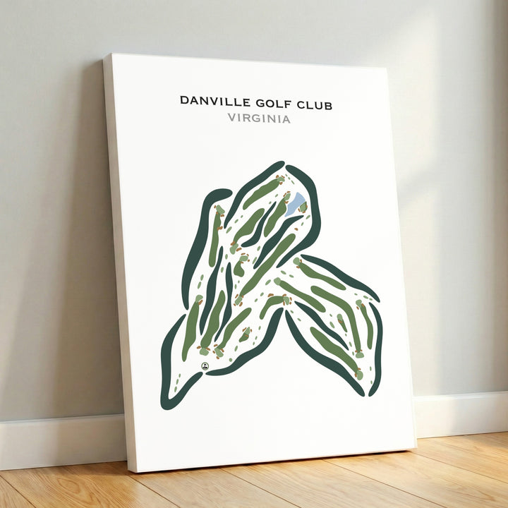 Danville Golf Club, Virginia - Printed Golf Courses