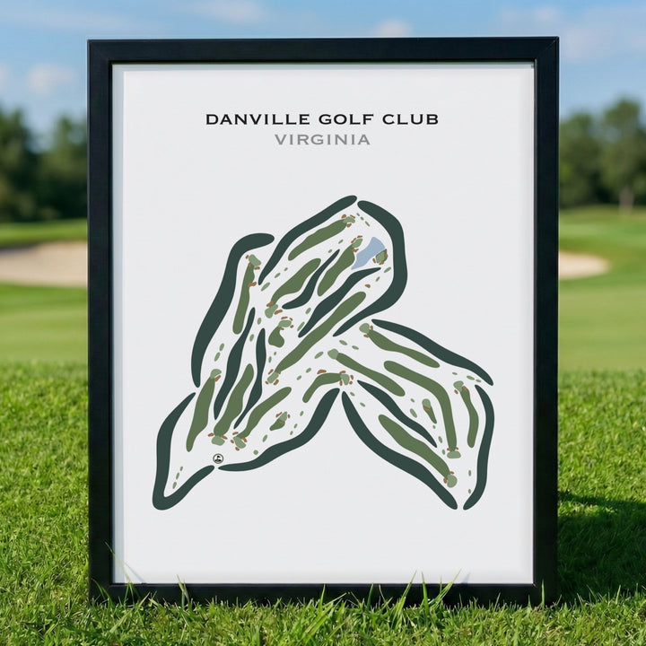 Danville Golf Club, Virginia - Printed Golf Courses