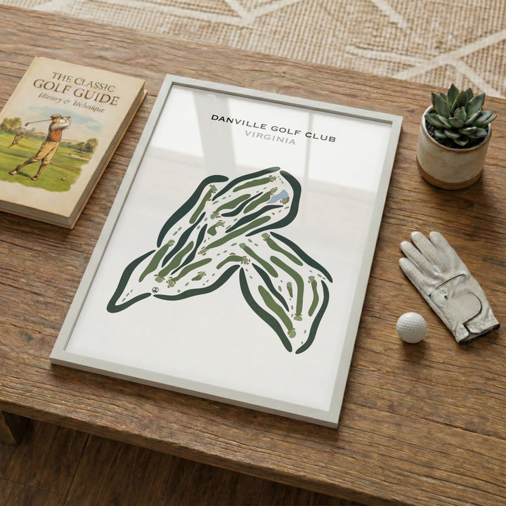 Danville Golf Club, Virginia - Printed Golf Courses