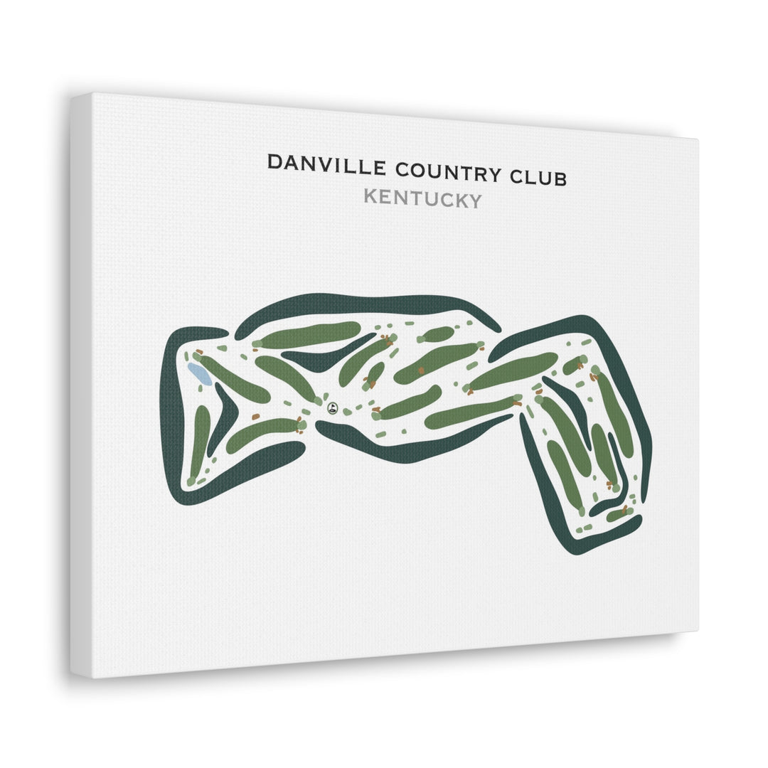 Danville Country Club, Kentucky - Printed Golf Courses