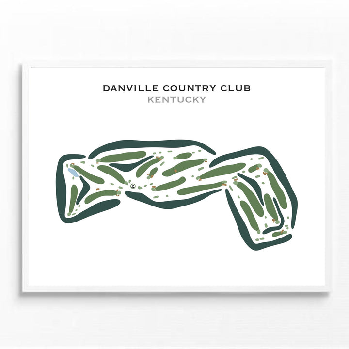 Danville Country Club, Kentucky - Printed Golf Courses