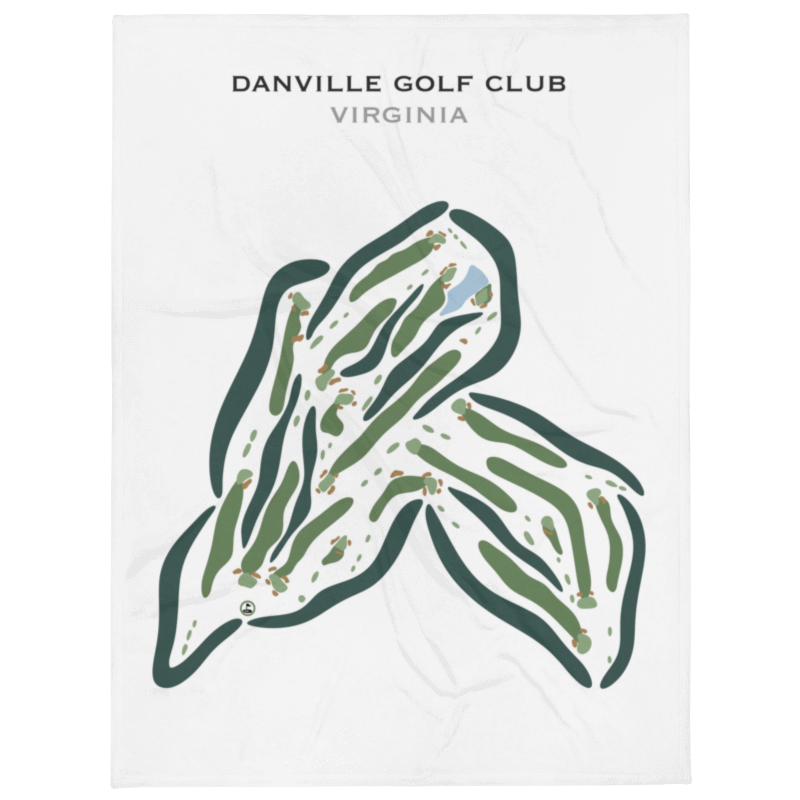 Danville Golf Club, Virginia - Printed Golf Courses