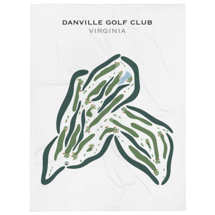 Danville Golf Club, Virginia - Printed Golf Courses