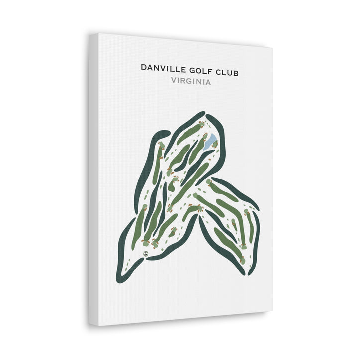 Danville Golf Club, Virginia - Printed Golf Courses