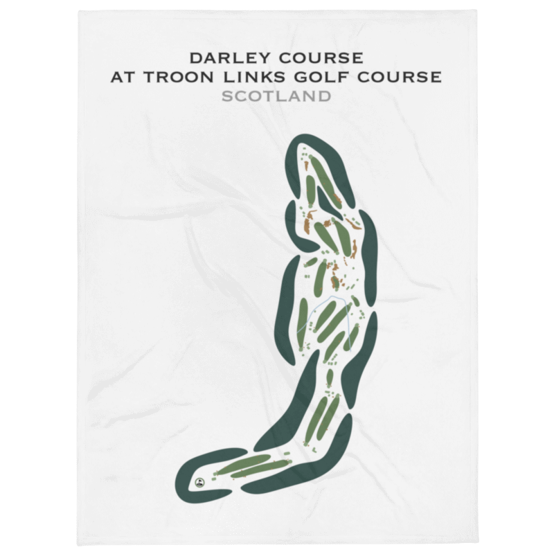 Darley Course at Troon Links Golf Course, Scotland - Printed Golf Courses