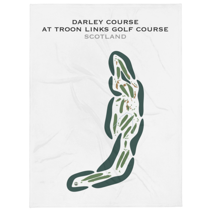 Darley Course at Troon Links Golf Course, Scotland - Printed Golf Courses