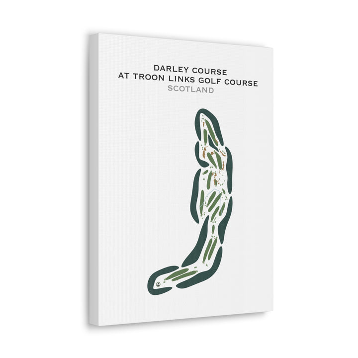 Darley Course at Troon Links Golf Course, Scotland - Printed Golf Courses