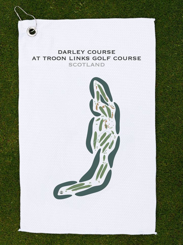 Darley Course at Troon Links Golf Course, Scotland - Printed Golf Courses