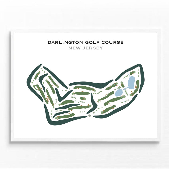 Darlington Golf Course, New Jersey - Printed Golf Courses