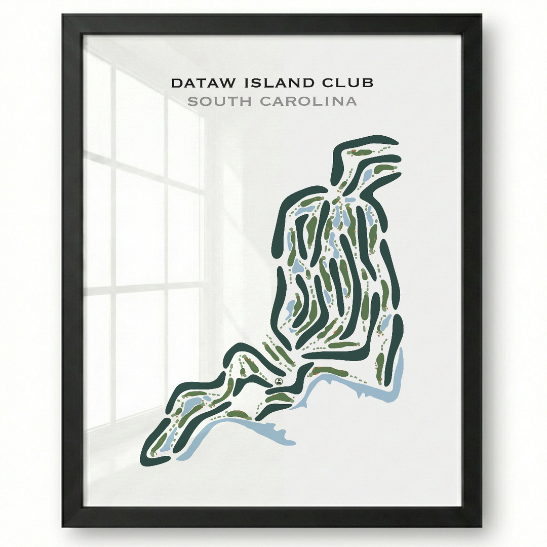 Dataw Island Club, South Carolina - Printed Golf Courses