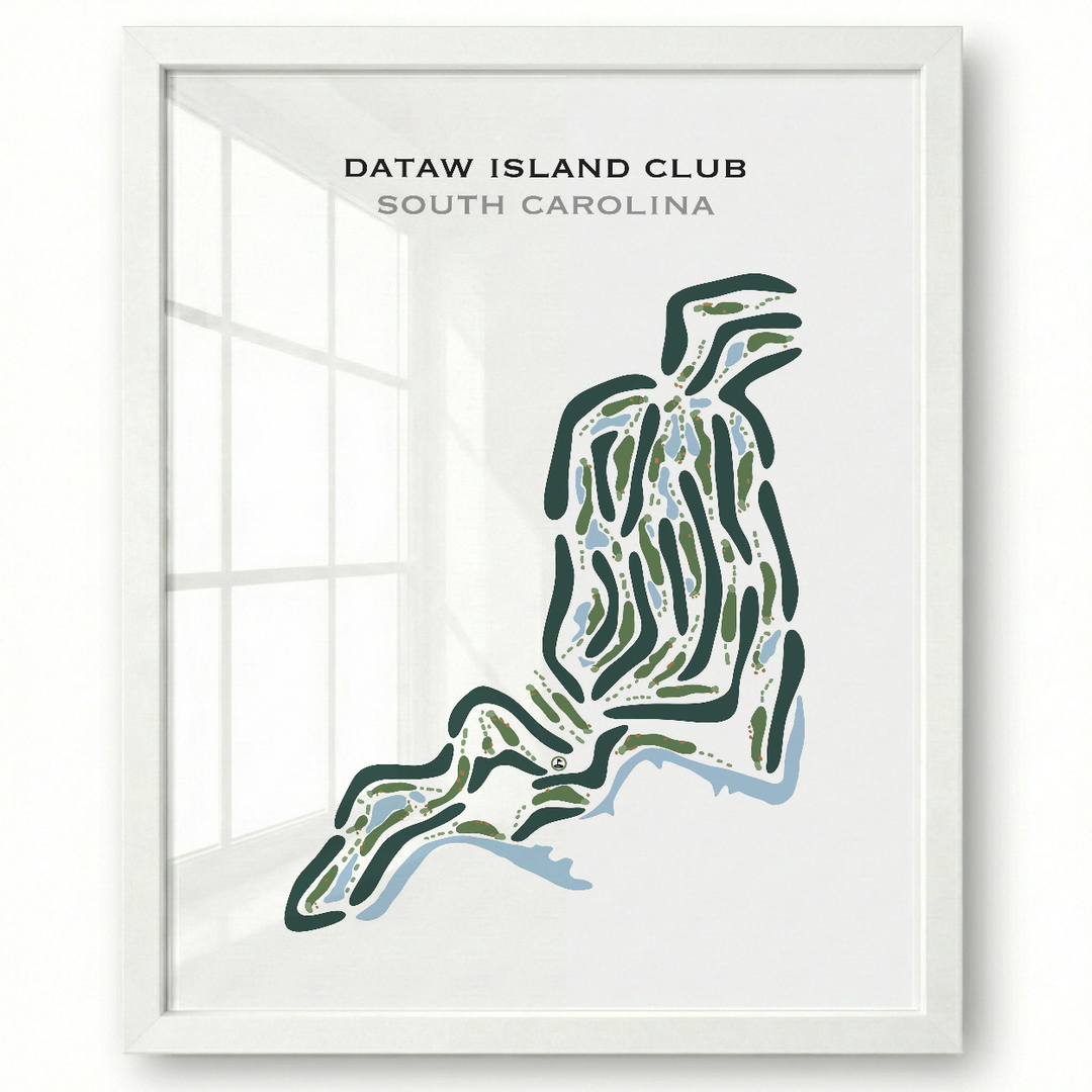 Dataw Island Club, South Carolina - Printed Golf Courses