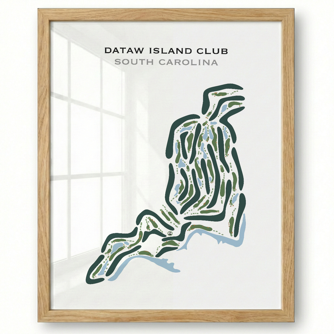 Dataw Island Club, South Carolina - Printed Golf Courses