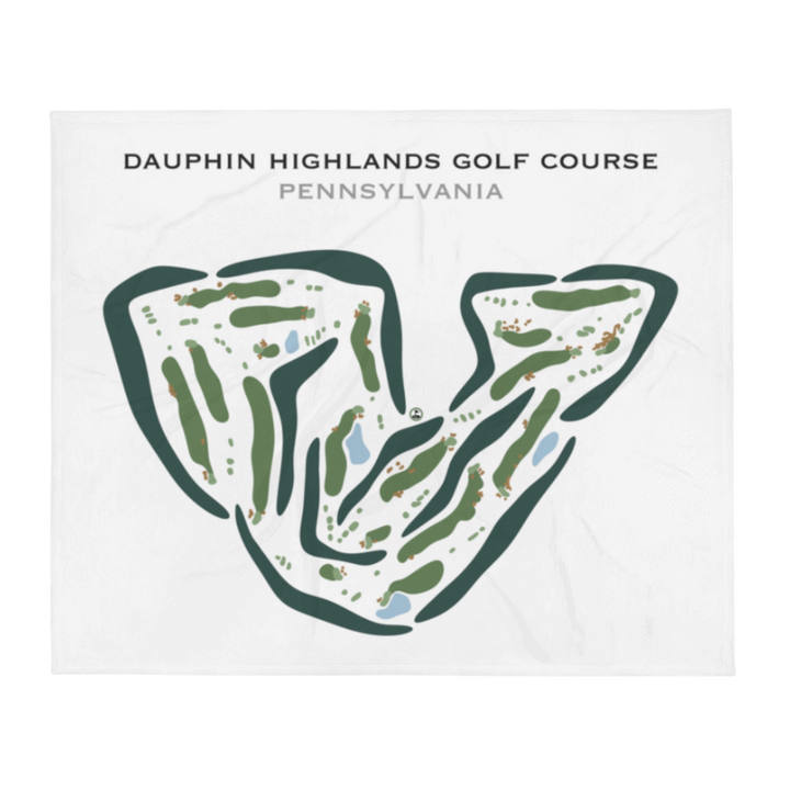 Dauphin Highlands Golf Course, Pennsylvania - Printed Golf Courses