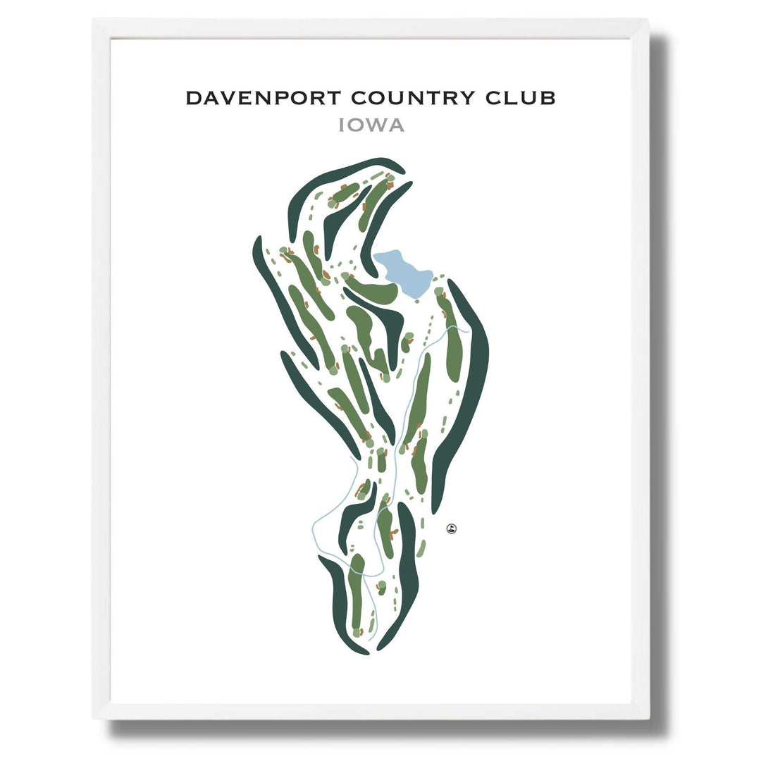 Davenport Country Club, Iowa - Golf Course Prints