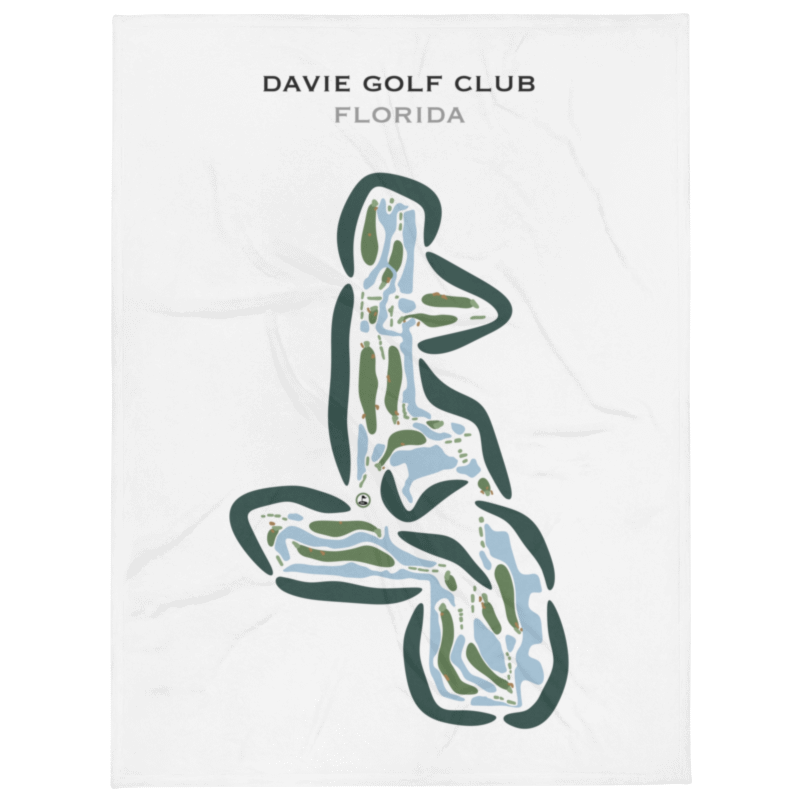 Davie Golf Club, Florida - Printed Golf Courses