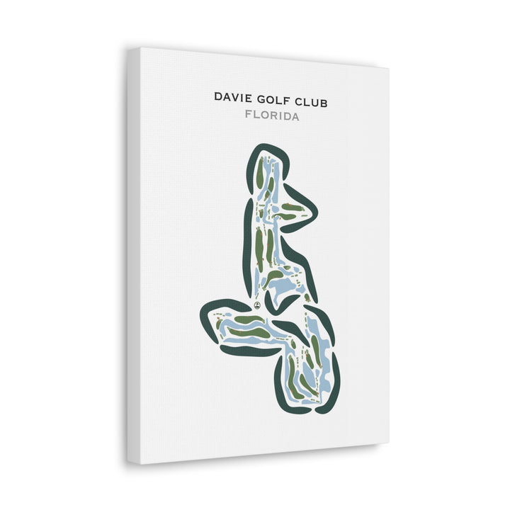 Davie Golf Club, Florida - Printed Golf Courses