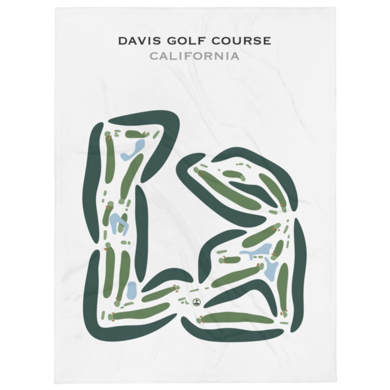 Davis Golf Course, California - Printed Golf Courses