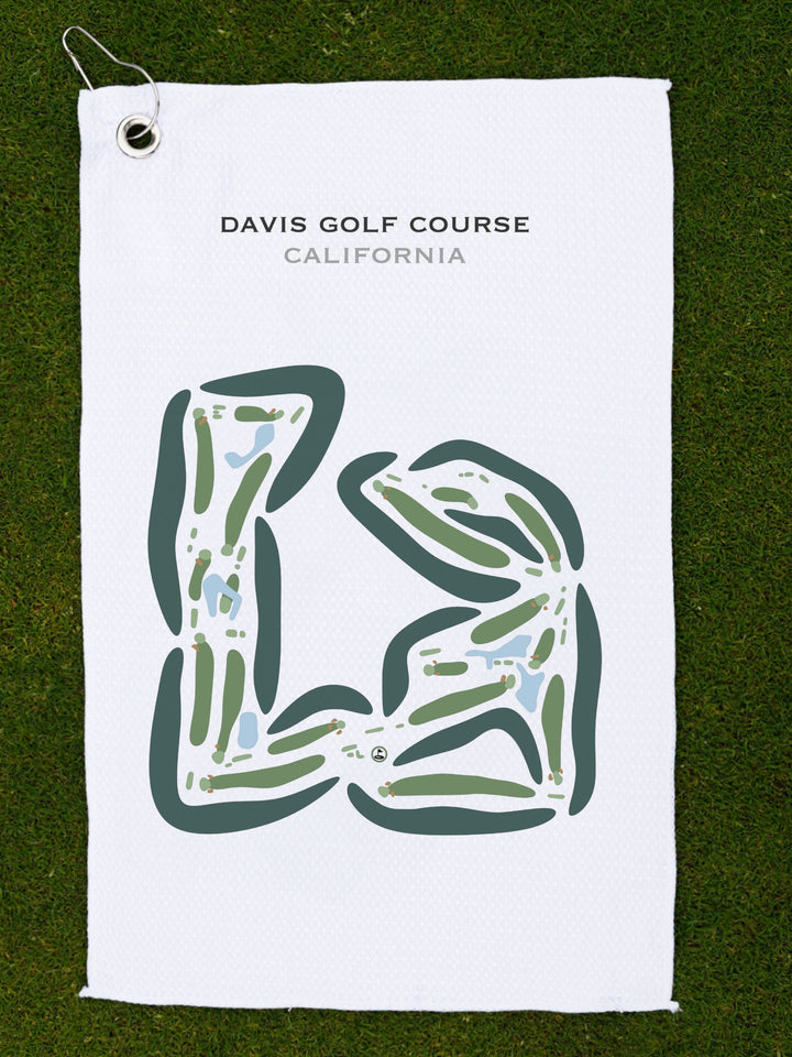 Davis Golf Course, California - Printed Golf Courses