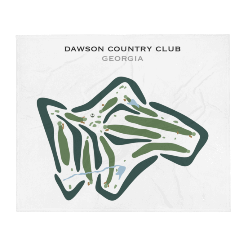 Dawson Country Club, Georgia - Printed Golf Courses