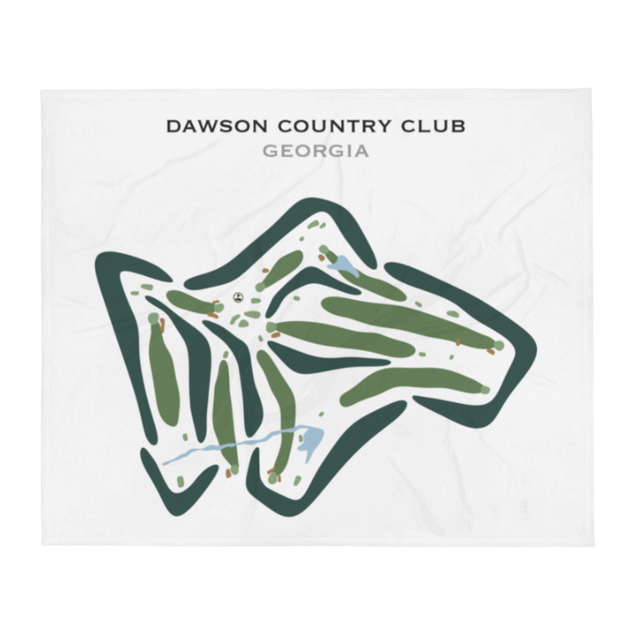 Dawson Country Club, Georgia - Printed Golf Courses